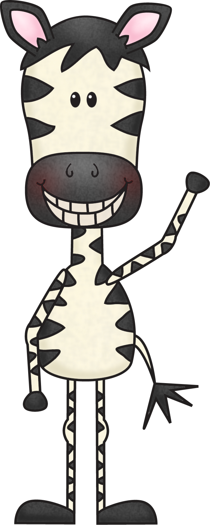 Zig Zag Zebra Clipart